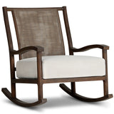 Herston Outdoor Rocking Chair, Vergo Cream by Four Hands