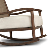 Herston Outdoor Rocking Chair, Vergo Cream by Four Hands