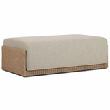 Manning Outdoor Ottoman, Alessi Buff by Four Hands