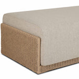 Manning Outdoor Ottoman, Alessi Buff by Four Hands