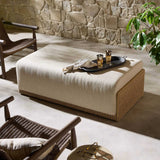 Manning Outdoor Ottoman, Alessi Buff by Four Hands
