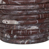 Reeves Large End Table, Cordovan Marble by Four Hands
