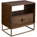 Bexley Side Table, Dark Walnut