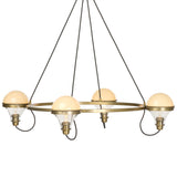 Hockley Chandelier, Aged Antique Brass by Four Hands