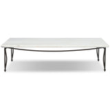 Idalia Outdoor Coffee Table, White by Four Hands