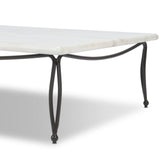 Idalia Outdoor Coffee Table, White by Four Hands