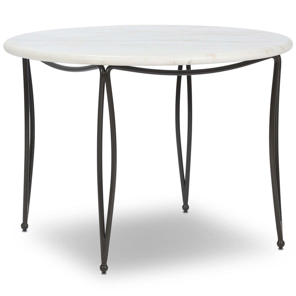 Idalia Outdoor Dining Table, White by Four Hands