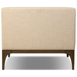 Ellington Dining Chair And A Half, Irving Flax by Four Hands — BCK_1
