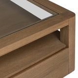Shiloh Coffee Table, Sandy Oak by Four Hands