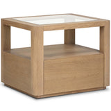 Shiloh End Table, Sandy Oak by Four Hands