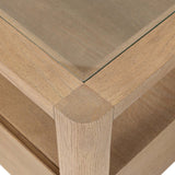 Shiloh End Table, Sandy Oak by Four Hands