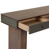 Soloman Console Table, Saddle Brown Sungkai by Four Hands