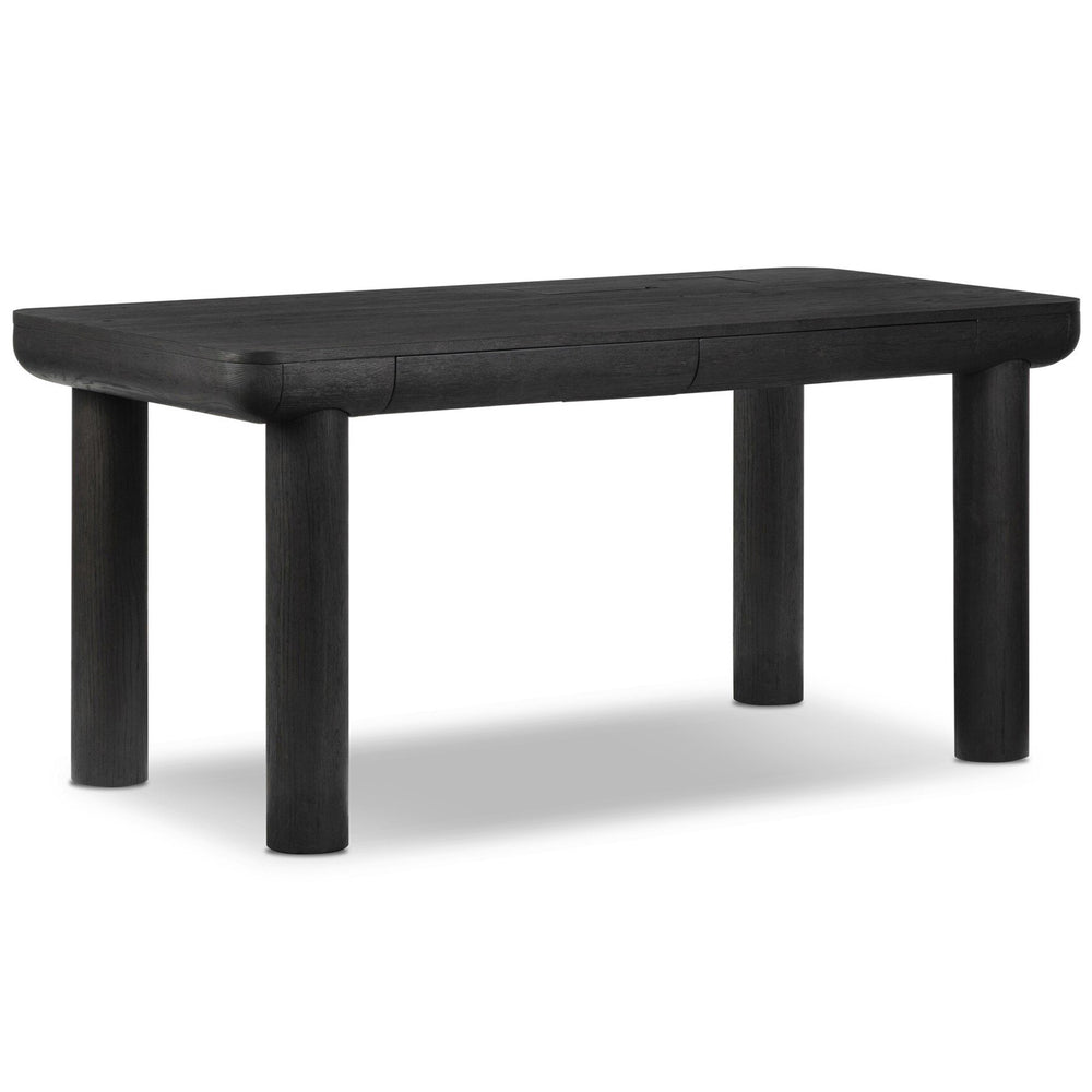 Taylor Standing Desk, Worn Black by Four Hands
