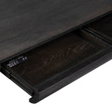 Taylor Standing Desk, Worn Black by Four Hands