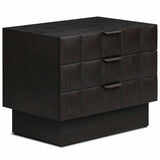 Swell Nightstand, Dry Black by Four Hands