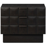 Swell Nightstand, Dry Black by Four Hands
