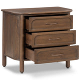 Divion Nightstand, Warm Brown by Four Hands