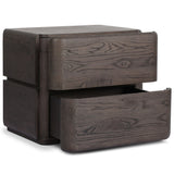 Trona Nightstand, Tobacco Oak by Four Hands