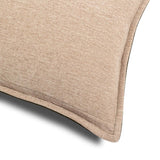 Trenton Leather Lumbar Pillow, Nubuck Olive, by Four Hands