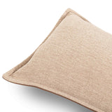 Trenton Leather Lumbar Pillow, Nubuck Tobacco, by Four Hands