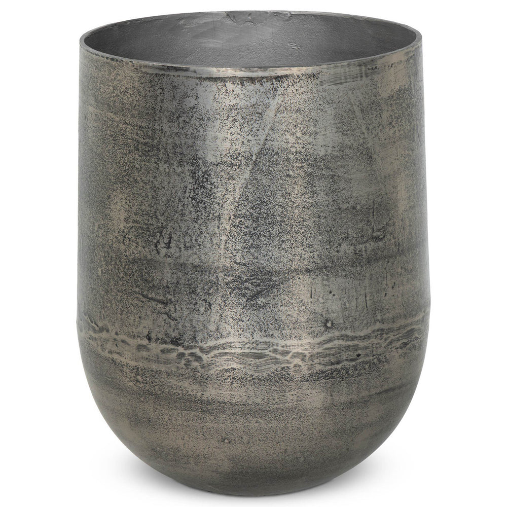 Zavia Planter, Antique Nickel by Four Hands