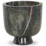 Avenza Planter, Polished Dark Green by Four Hands