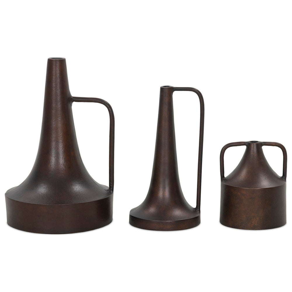 Tamba Vase Set, Antique Rust by Four Hands — PRM_1