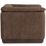 Santino Swivel Chair, Nubuck Cigar by Four Hands