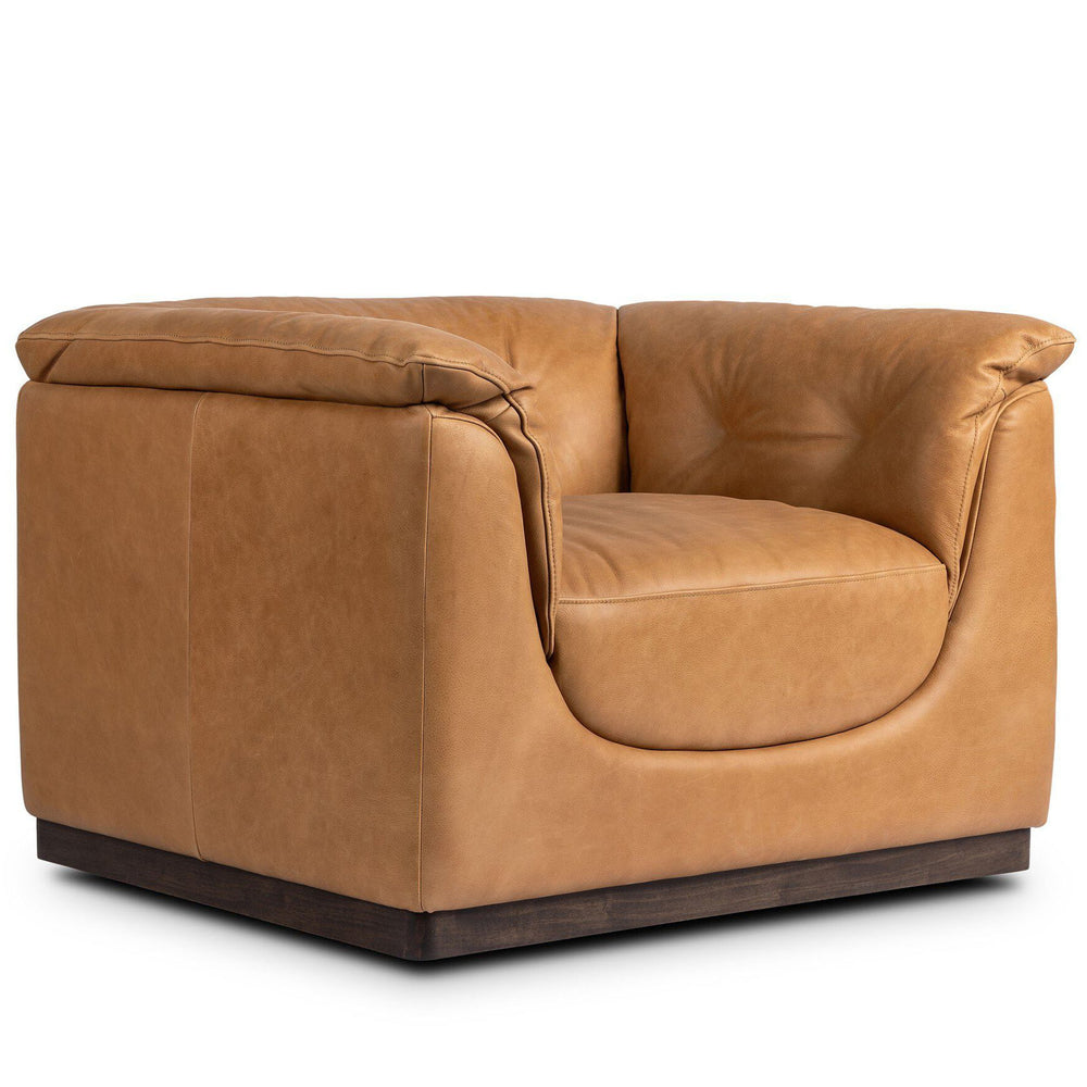 Santino Swivel Chair, Palermo Cognac by Four Hands