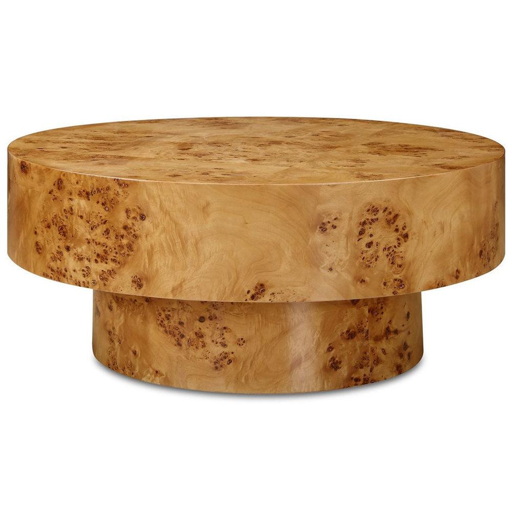 Knots Coffee Table, Poplar Burl