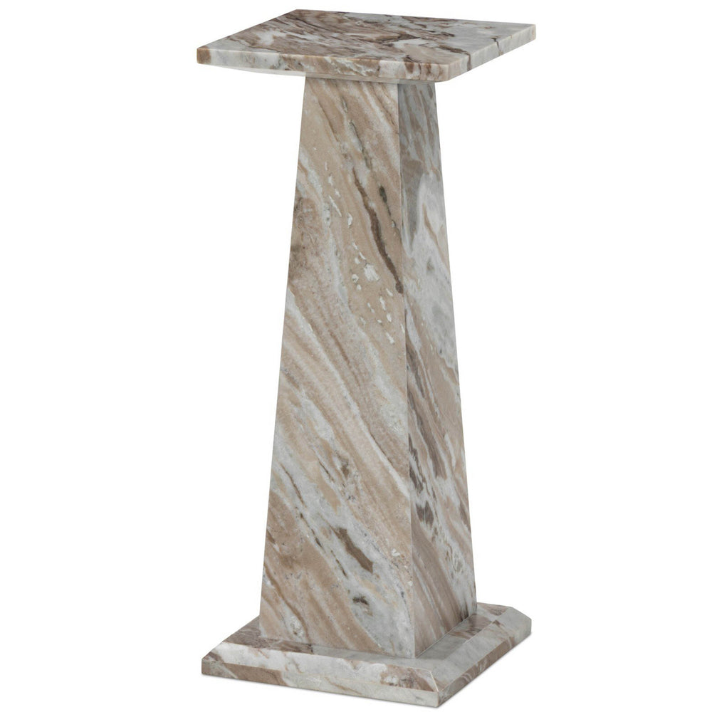 Ellric Pedestal, Beige by Four Hands