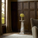 Ellric Pedestal, Beige by Four Hands