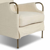 Jenaya Chair, Bergamo Parchment by Four Hands