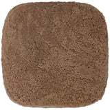 Joey Ottoman, Amber Shearling by Four Hands