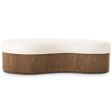 Celeste Cocktail Ottoman, Nomad Snow by Four Hands