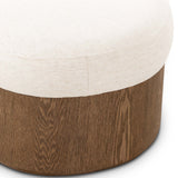 Celeste Cocktail Ottoman, Nomad Snow by Four Hands