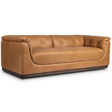 Santino Leather Sofa, Palermo Cognac by Four Hands