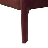 Graford Leather Chair, Dulane Burgundy by Four Hands
