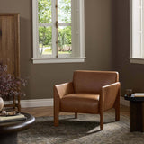 Graford Leather Chair, Chaps Saddle by Four Hands