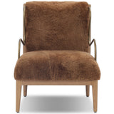 Yesenia Chair, Ochre Shearling by Four Hands
