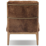 Yesenia Chair, Ochre Shearling by Four Hands