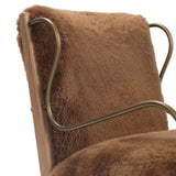 Yesenia Chair, Ochre Shearling by Four Hands