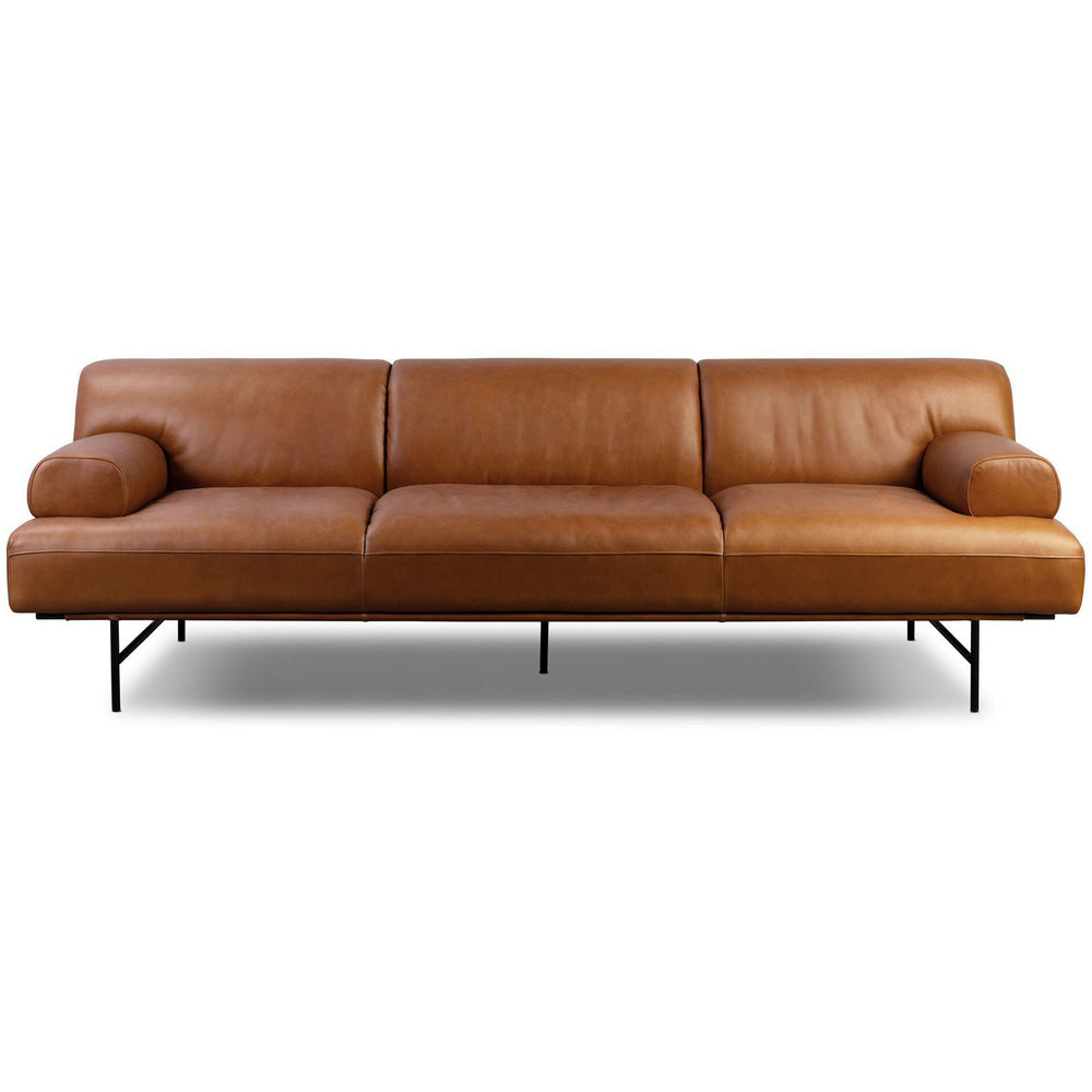 Blaine Leather Sofa, Lorento Cognac by Four Hands