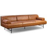 Blaine Leather Sofa, Lorento Cognac by Four Hands