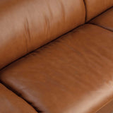 Blaine Leather Sofa, Lorento Cognac by Four Hands