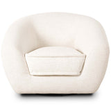 Chantal Swivel Club Chair, Nomad Snow by Four Hands