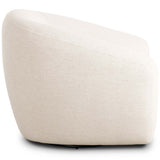 Chantal Swivel Club Chair, Nomad Snow by Four Hands