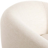 Chantal Swivel Club Chair, Nomad Snow by Four Hands