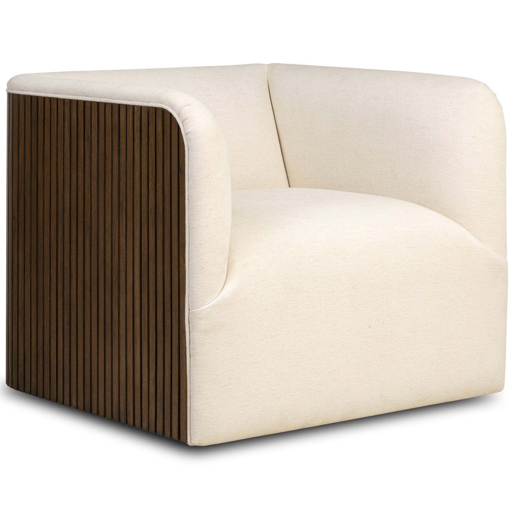 Rory Swivel Chair, Laughlin Bone by Four Hands