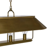 Germain Linear Chandelier, Raw Brass by Amber Lewis x Four Hands